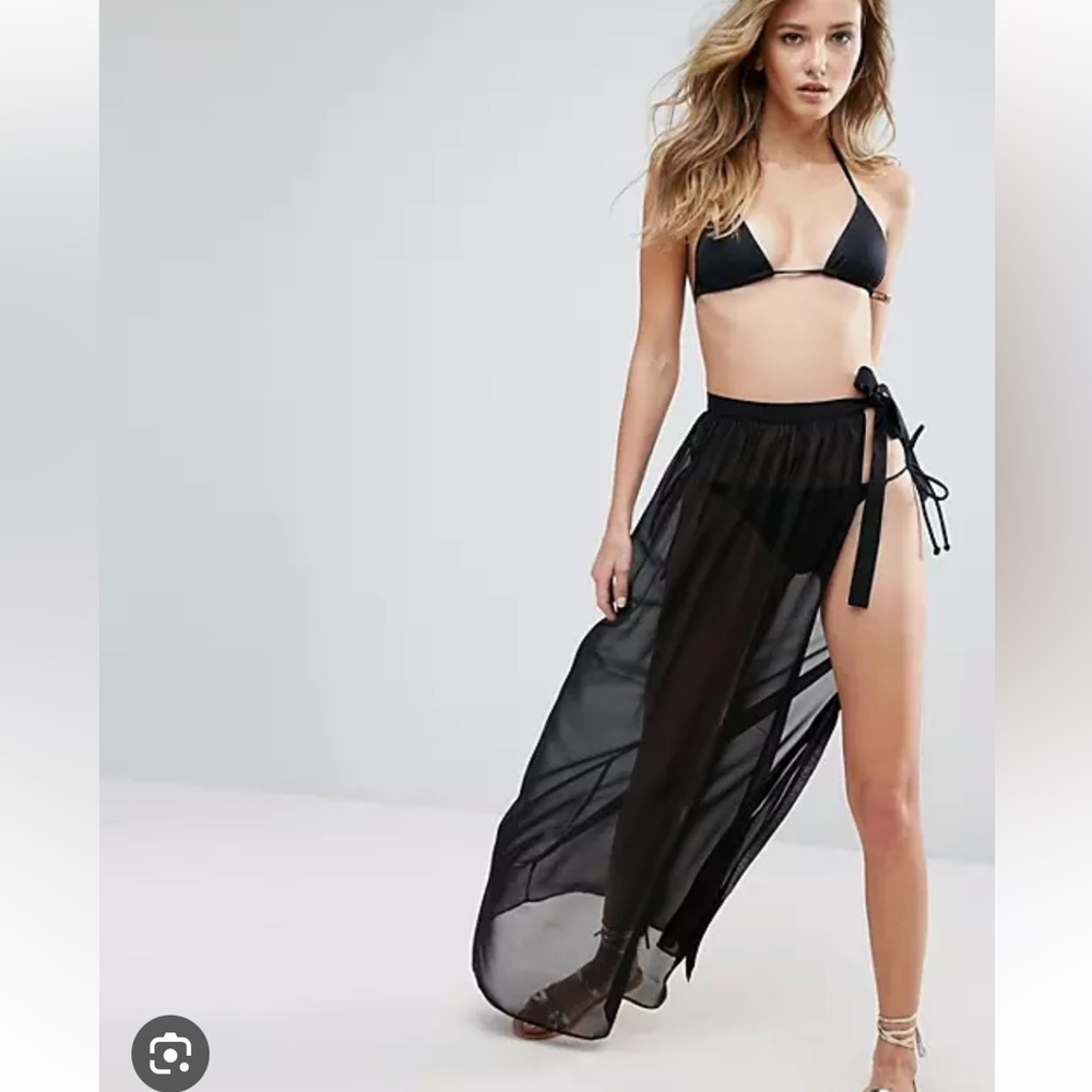 NWT maxi chiffon beach sarong